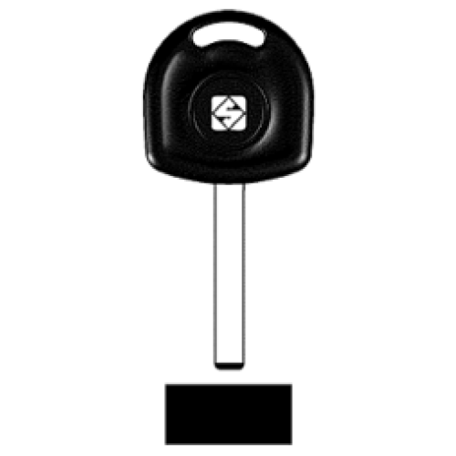 SilcaHU100TE.png Transpondersleutel nikkel HU100TE zonder chip