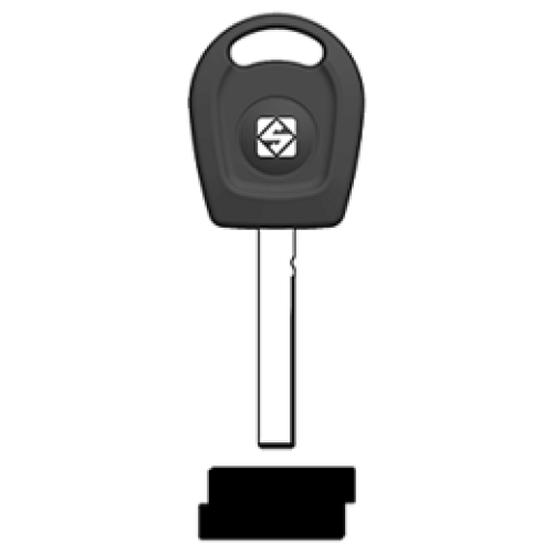 SilcaHU162ATE.png Transpondersleutel nikkel HU162ATE zonder chip