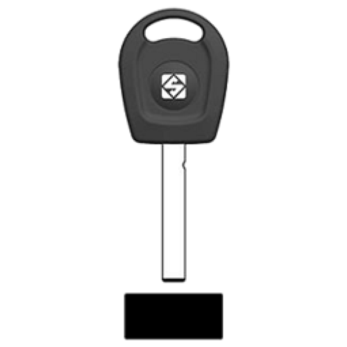 SilcaHU162TE.png Transpondersleutel nikkel HU162TE zonder chip