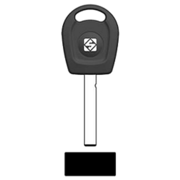 Transpondersleutel nikkel HU162TE zonder chip