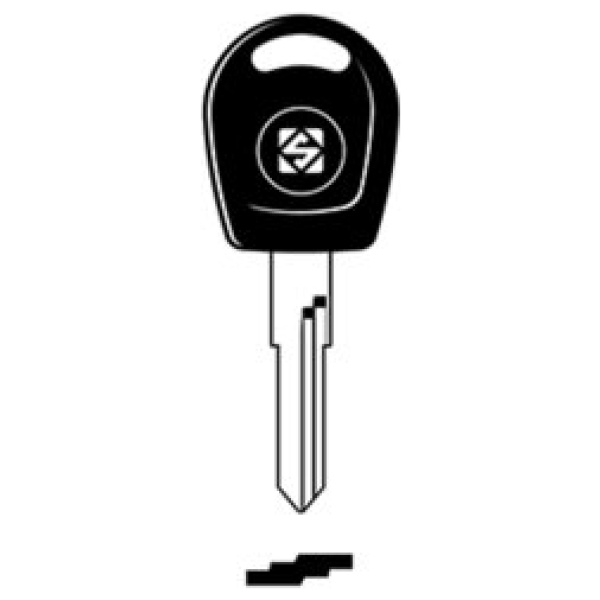 SilcaHU49XTE.jpeg Transpondersleutel brass HU49XTE zonder chip