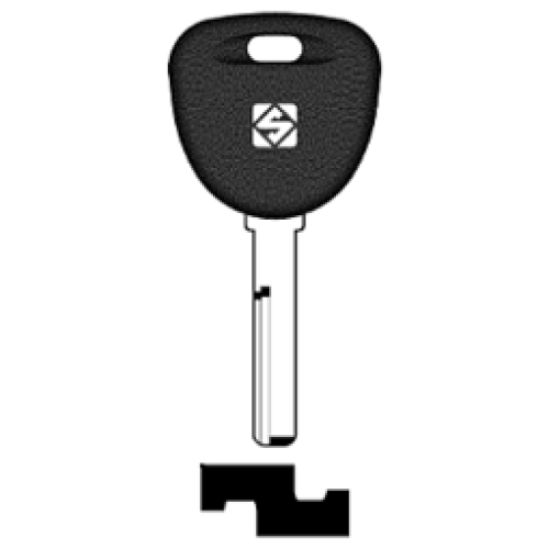 SilcaHU56RTE.png Transpondersleutel brass HU56RTE zonder chip