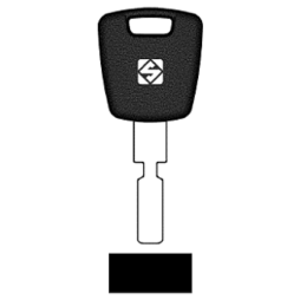 SilcaHU71TE.png Transpondersleutel brass HU71TE zonder chip