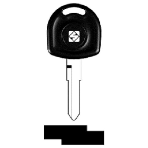 SilcaHU87RTE.png Transpondersleutel brass HU87RTE zonder chip