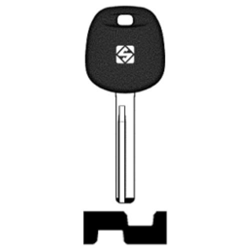 SilcaHYN17BTE.png Transpondersleutel brass HYN17BTE zonder chip