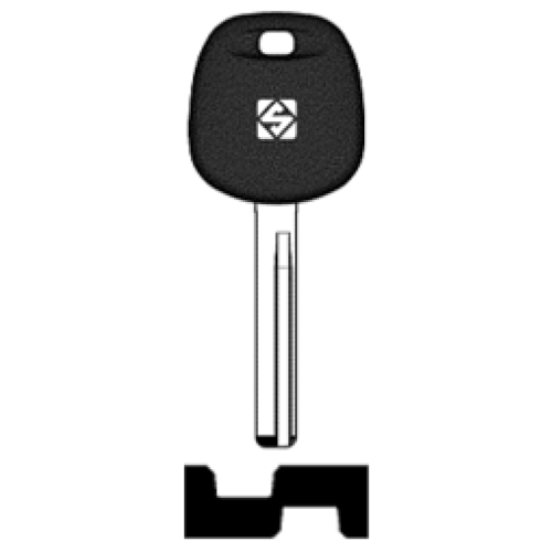 SilcaHYN17RBTE.png Transpondersleutel brass HYN17RBTE zonder chip