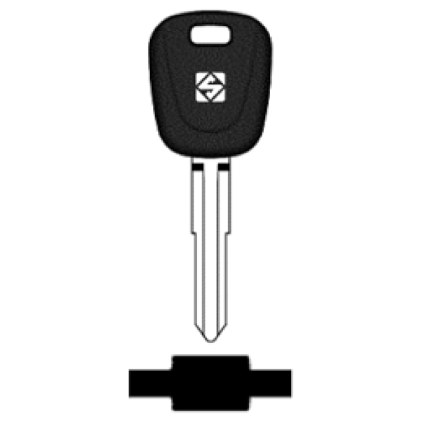 SilcaISU5TE.png Transpondersleutel brass ISU5TE zonder chip