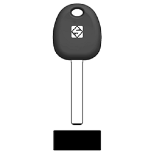 SilcaKIA10TE.png Transpondersleutel nikkel KIA0TE zonder chip