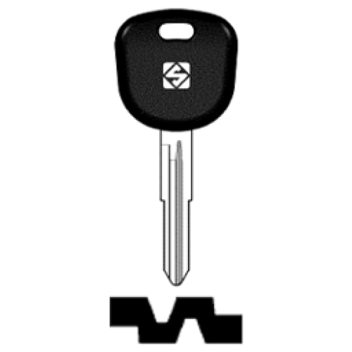 SilcaKIA3RTE.png Transpondersleutel brass KIA3RTE zonder chip