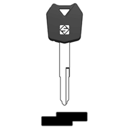 SilcaKW14TE.png Transpondersleutel brass KW14TE zonder chip