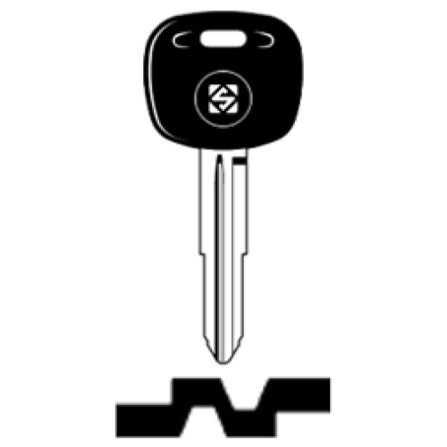 SilcaMIT8TE.png Transpondersleutel brass MIT8TE zonder chip