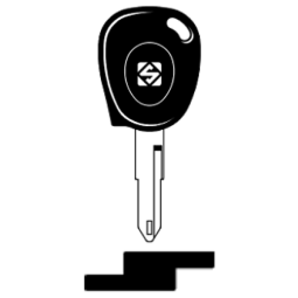 SilcaNE73TE.png Transpondersleutel brass NE73TE zonder chip