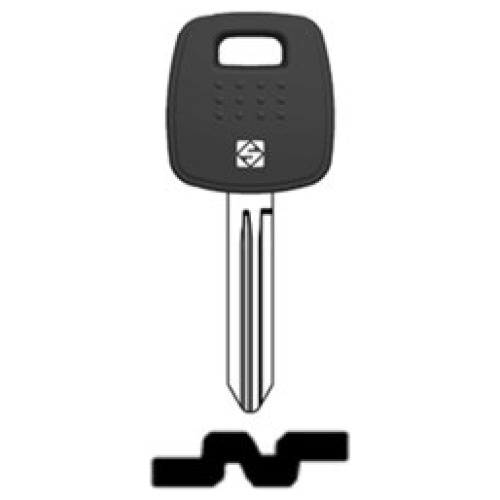 SilcaNSN20TE.jpeg Transpondersleutel brass NSN20TE zonder chip