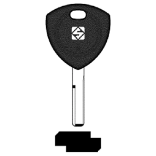 Transpondersleutel brass SIP16TE zonder chip
