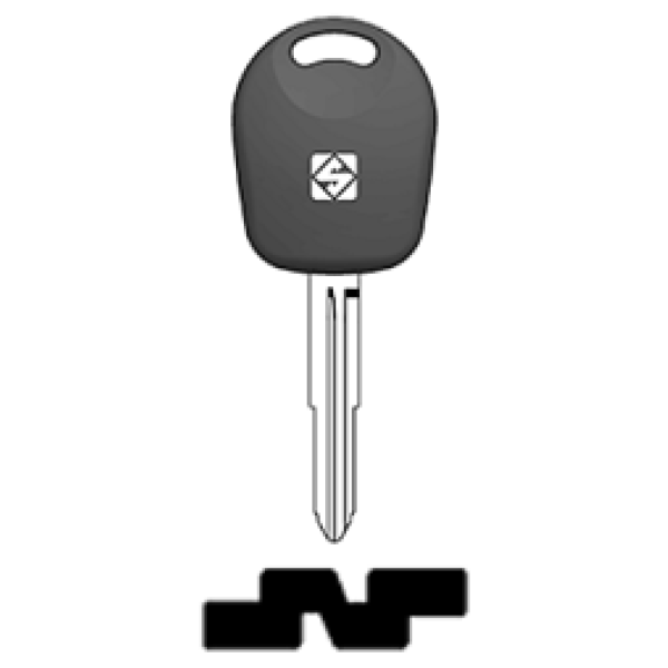 SilcaSSY2TE.png Transpondersleutel brass SSY2TE zonder chip