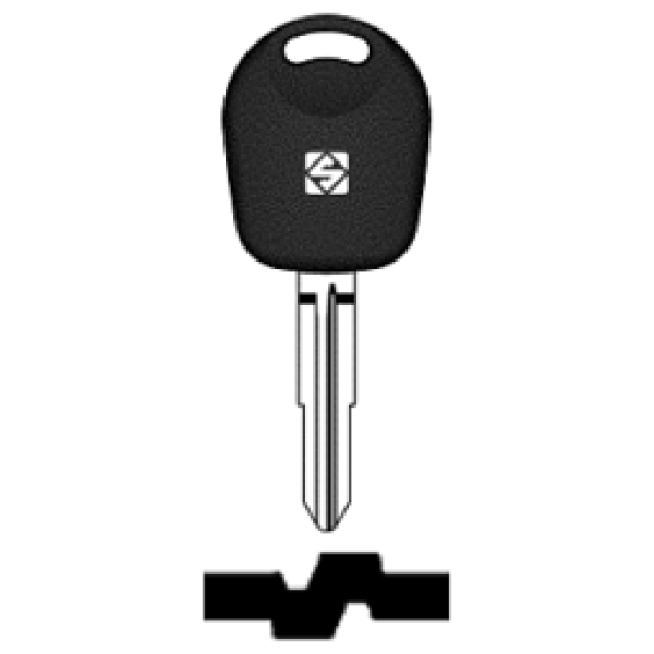 SilcaSSY3TE.png Transpondersleutel brass SSY3TE zonder chip