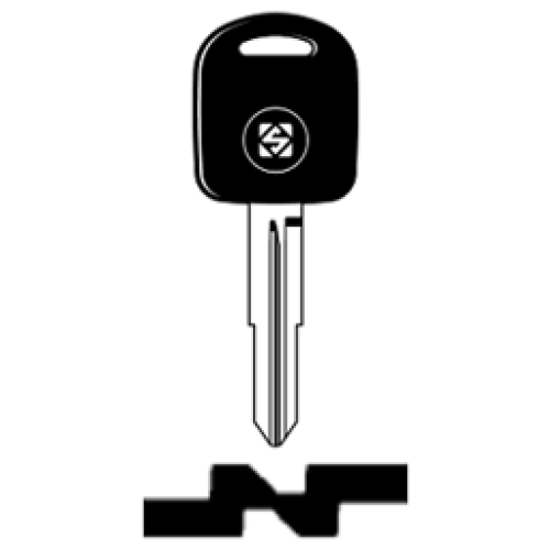 SilcaSZ11TE.png Transpondersleutel brass SZ11TE zonder chip