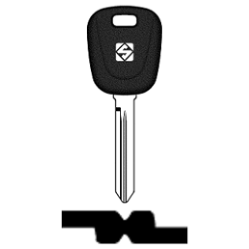 Transpondersleutel brass SZ18RTE zonder chip