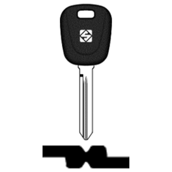 SilcaSZ18RTE.png Transpondersleutel brass SZ18RTE zonder chip