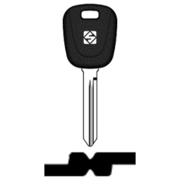 SilcaSZ18TE.png Transpondersleutel brass SZ18TE zonder chip