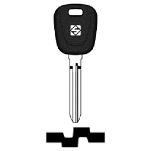 Transpondersleutel brass SZ22TE zonder chip