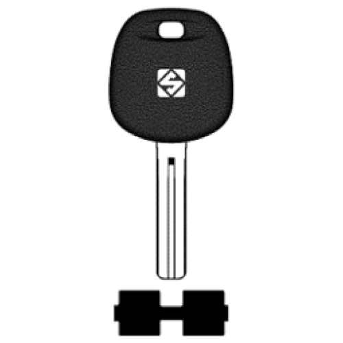 SilcaTOY48BTE.png Transpondersleutel brass TOY48BTE zonder chip