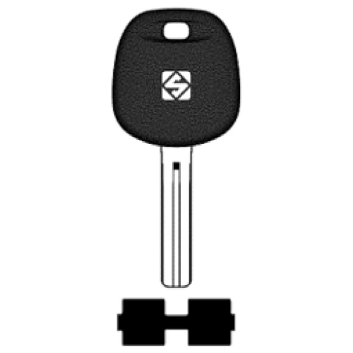 Transpondersleutel brass TOY48BTE zonder chip