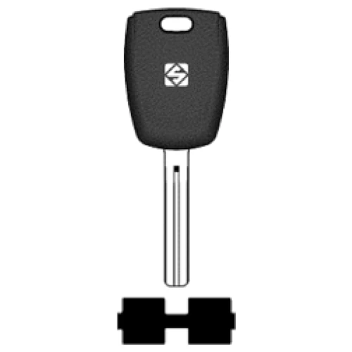 Transpondersleutel brass TOY49TE zonder chip