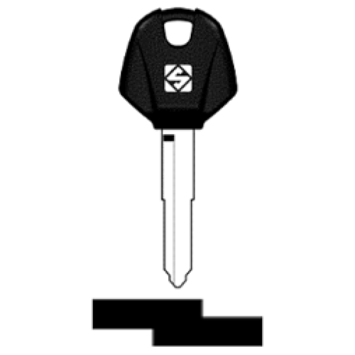 SilcaYH35RATE.png Transpondersleutel brass YH35RATE zonder chip