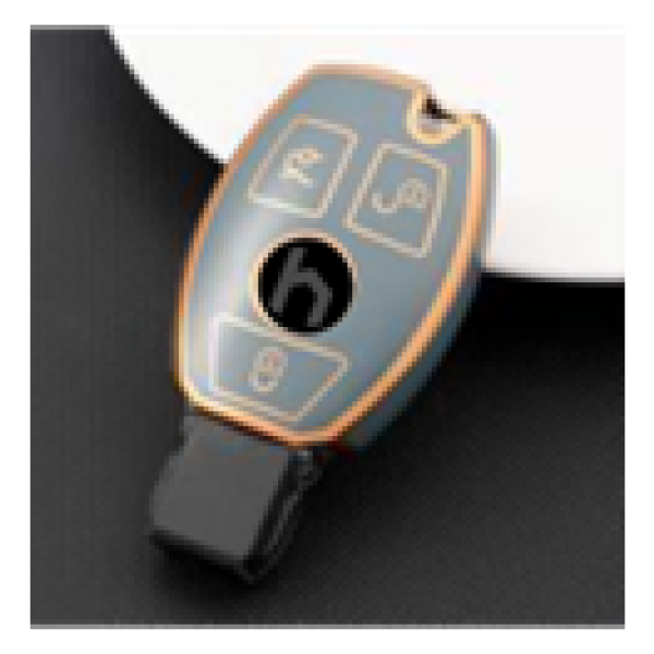 Beschermhoes Mercedes 3 knops style 1