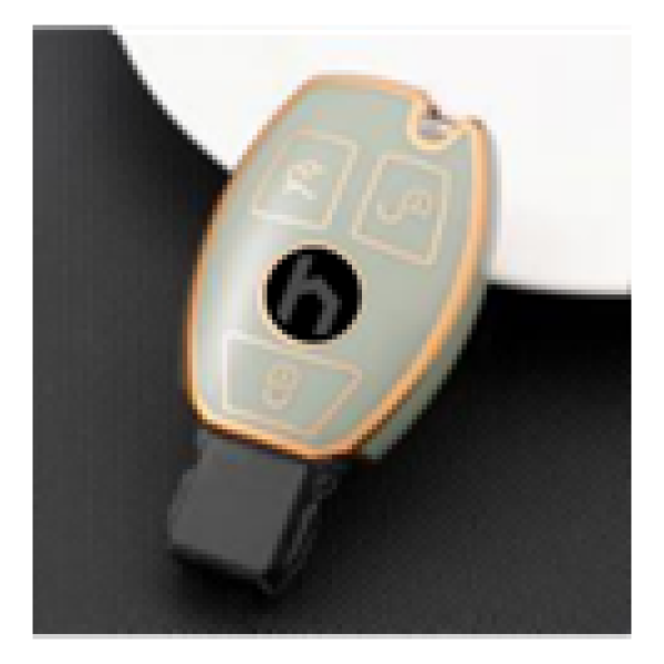 Beschermhoes Mercedes 3 knops style 1