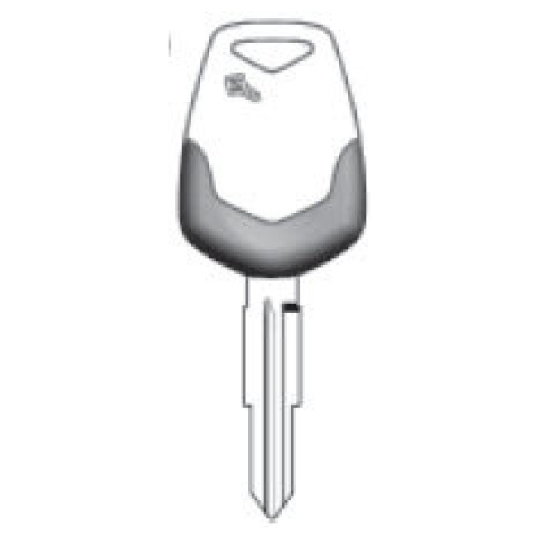 Transpondersleutel z/transp brass DWO5EH