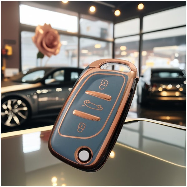 Beschermhoes 3 knops Citroen/Peugeot style