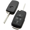 4 knops lege behuizing flip key