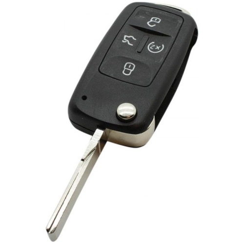 4 knops lege behuizing flip key