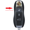 Porsche sleutelbehuizing 3 -knops Oude model