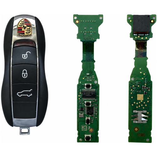 Porsche complete sleutel 3 knops 434MHz 49 chip