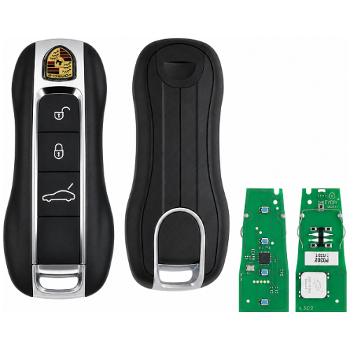 Porsche 3 knops complete smartkey 434MHz