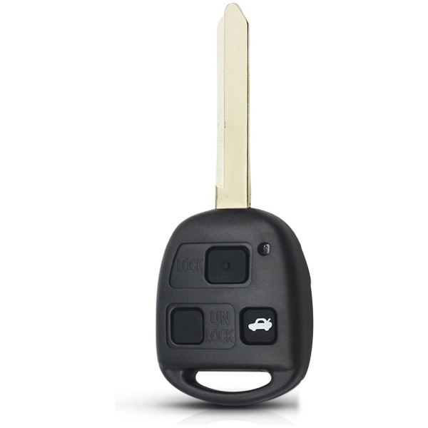 Toyota sleutelbehuizing 3-knops inclusief rubber