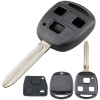 Toyota sleutelbehuizing 3-knops inclusief rubber