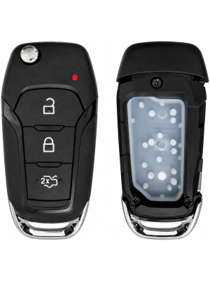 Ford sleutelbehuizing 3-knops HU101 met lampje