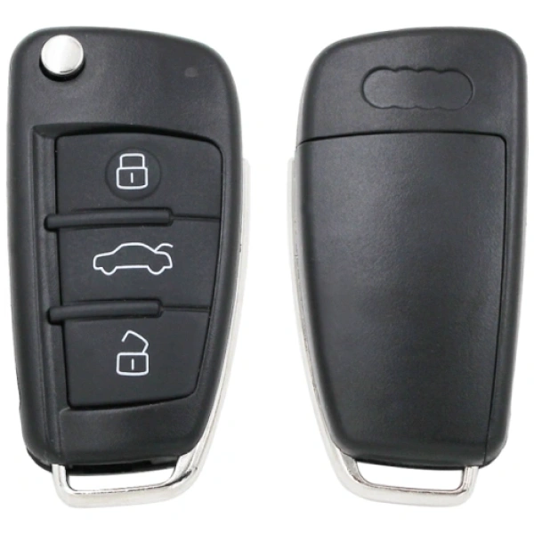 Audi sleutelbehuizing 3-knops HU66